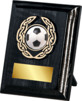 10cm Black Plaque with Celtic Trim