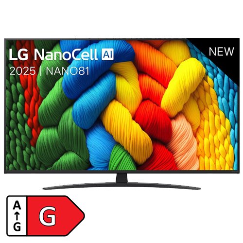 LG 55" 4K UHD NanoCell Smart TV | 55NANO81A6AAEK