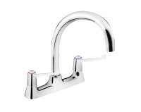 Bristan Value Lever Deck Sink Mixer Tap VAL2 DSM C 6 CD