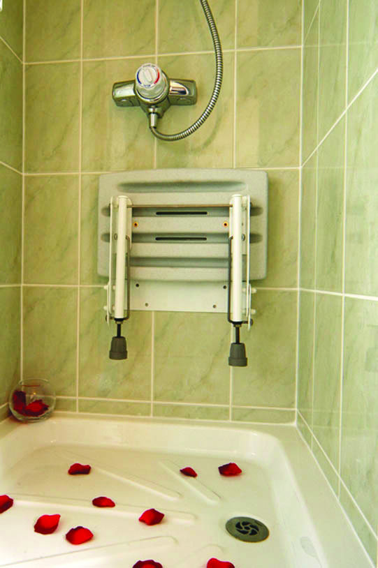 Homecare Medical Drop Down Wall Mounted Shower Seat Homecare Medical