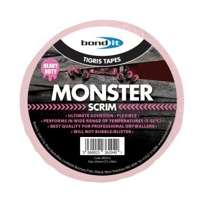 Bond It Monster Scrim Drywall Tape 48mm x 90m