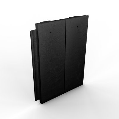 Duo Thin Flat Concrete Roof Tile Grey