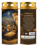 Candle/Christmas Blessings/Windproof Cap   (87902)