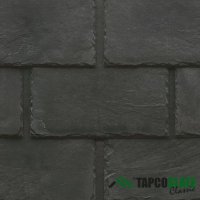 Tapco Slate composite Tapco tile conservatory Roof Tiles tapcoslate Stone Black colour, with tapco tiles tapco slate classic logo