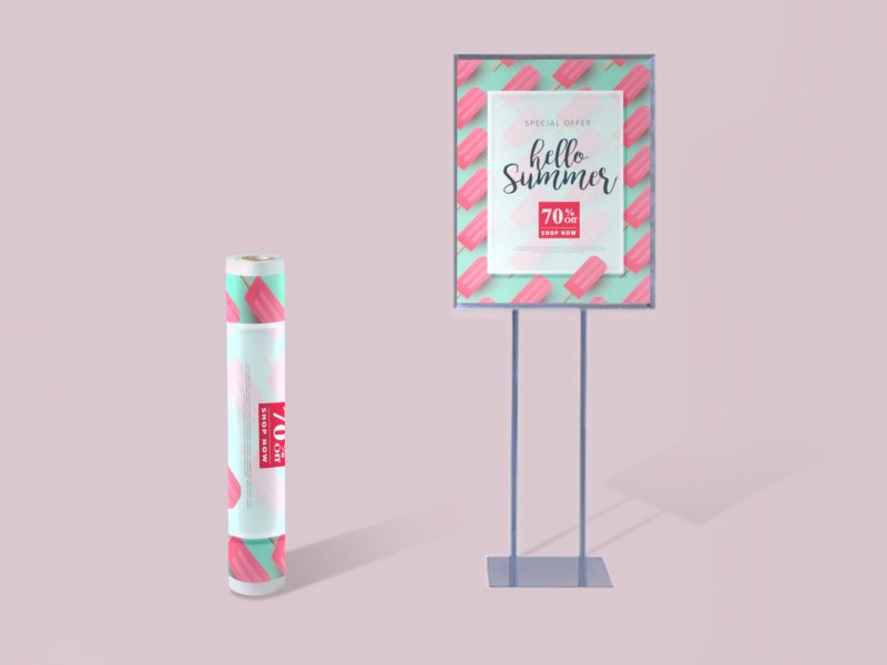 Freestanding Signage Holders