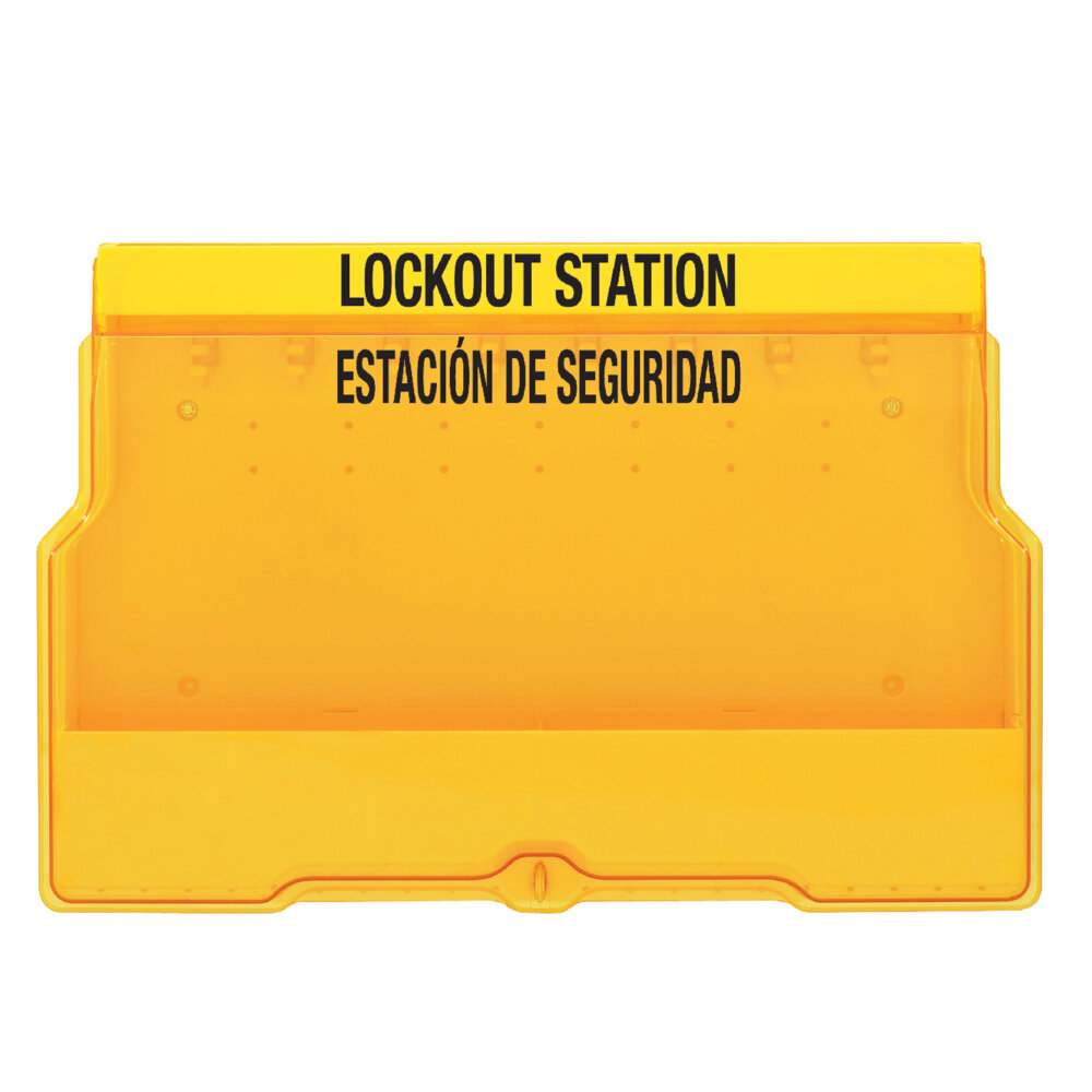 Master Lock Lockout station, spanish/english, unfilled