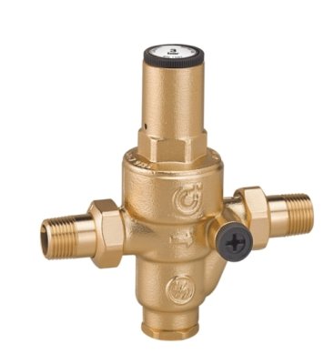 Drukregelaar met koppeling en mano aansluiting 1/2M