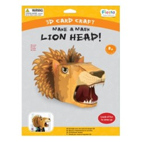 Lion 3D Mask Card Craft