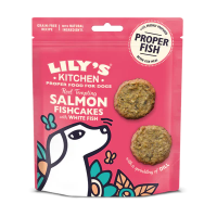 Lilys Kitchen Dog Treats Salmon Fishcakes 8x70gm