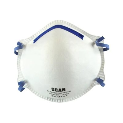Scan Moulded Disposable Mask FFP2 Protection (Pack 20)