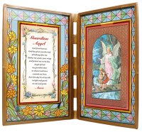 Glass Plaque/Guardian Angel   (3200/GA)