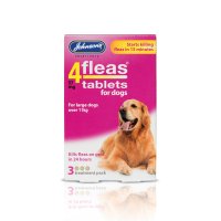 Johnsons 4Fleas Tablets Large Dog Treatment VMD