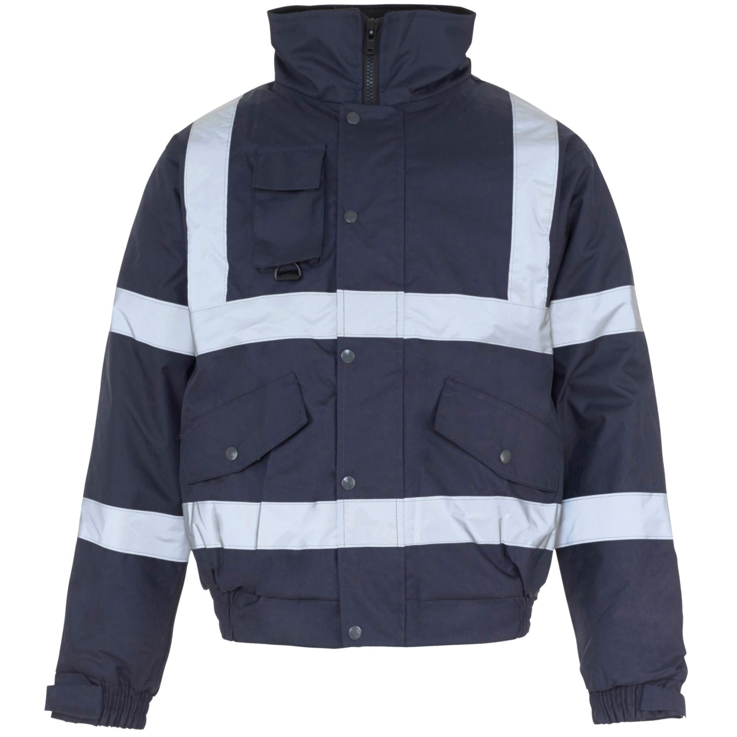 Supertouch, Hivis Bomber Jacket, Navy