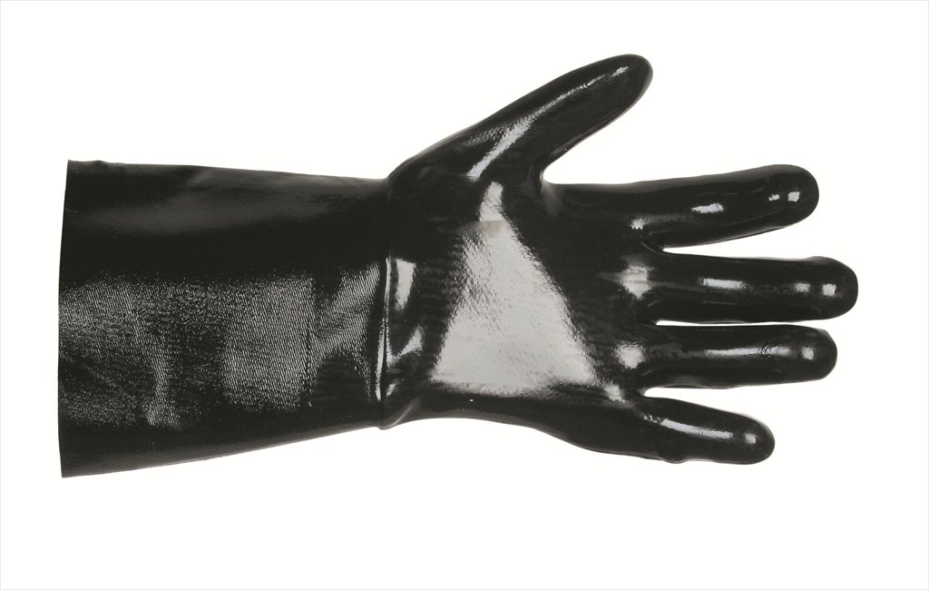 Ansell AlphaTec Fully Coated Gauntlet Gloves - Black XL