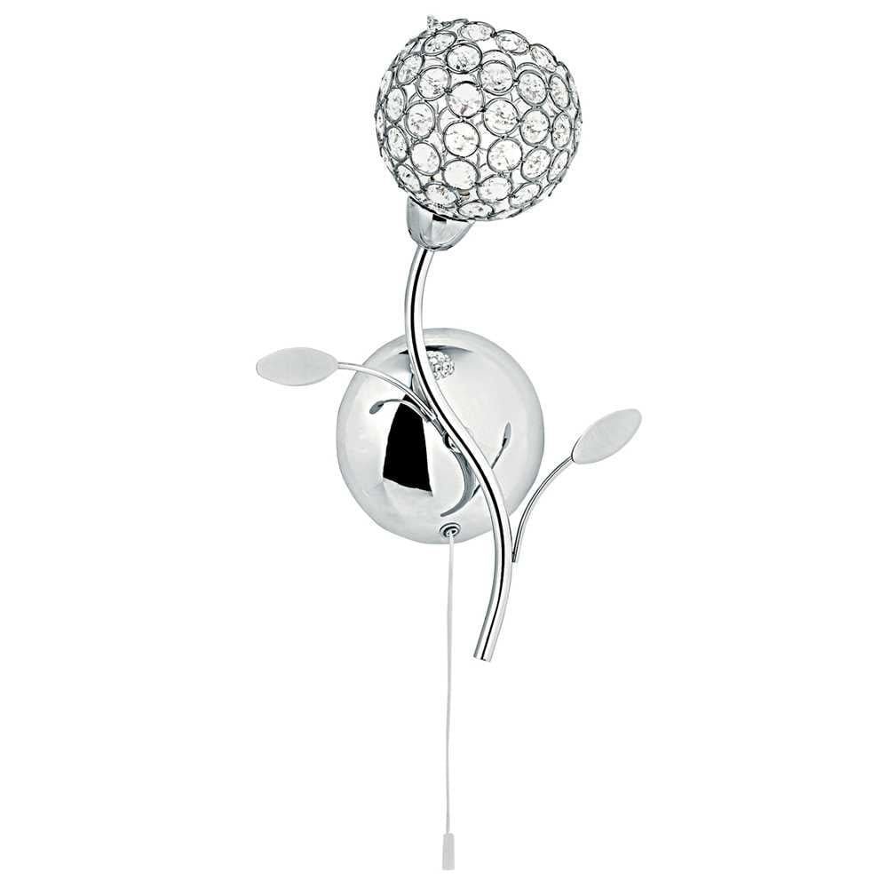 Searchlight Bellis II Chrome 1 Light Wall Light