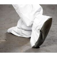 Microporous Laminated Overshoes, White, 100/Case Anti-Static No