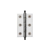 PR88-246-PC - Heritage Brass 3 x 2 Hinge With Finial Polished Chrome Finish