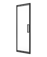 ASPECT 8MM FRAMED INFOLD DOOR 900MM MATT BLACK