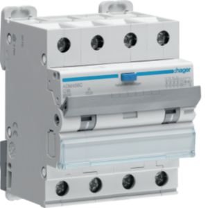 Hager 16A 4P C Curve Type A RCBO ADM466C