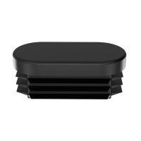 Oval Insert 60.0mm x 30.0mm 1 - 2.0mm Black