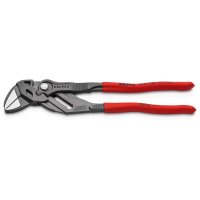 Knipex Pliers Wrench Plastic Coated Grey Atramentized 250mm 86 01 250