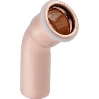 Geberit Mapress 35mm 45 Degree Copper Bend with Plain End 60706