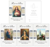 Mass Card/Silver & Pearl Foiling/4 Designs  (21916)