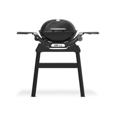 Weber Q 1200N Gas Barbecue with Side Tables and Compact Stand 1501084
