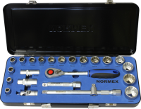 Professional Socket Set 1/2"dr 24pce 12 point