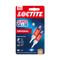 LOCTITE SUPERGLUE DUO LIQUID 2 X 3 GRM