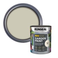 Ronseal Garden Paint White Ash Colour 750ML Tin
