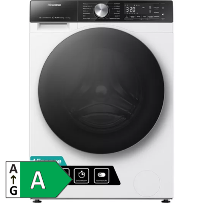 Hisense 10.5kg 1400rpm Freestanding AutoDose Washer - White | WF5S1045BW