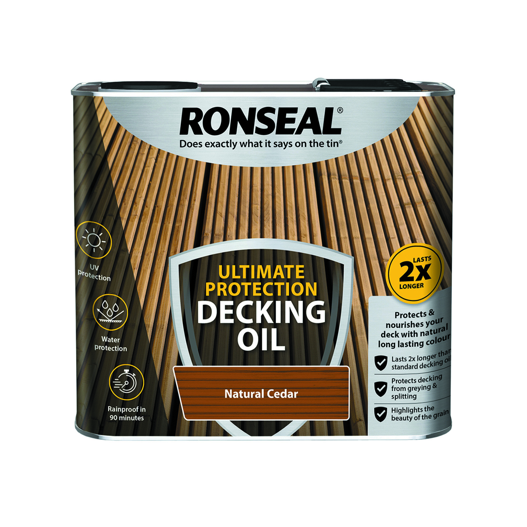 Ronseal Ultimate Protection Decking Oil Natural Cedar Pat McDonnell