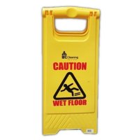 Caution Wet Floor Sign Printed (RFC Cleaning)
