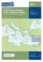 Imray Chart - M21 South Coast of Turkey, Syria, Lebanon and Cyprus