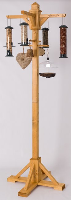 Johnston Jeff Wooden Wild Bird Feeding Station X 1 Trustpet