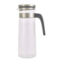 Glass Water Jug With Stainless Steel Lid 1.5L/52.5oz