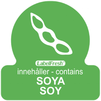 Allergen Lable - Soy, 30x30mm, 500 labels per roll