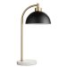 BUCHANAN TASK TABLE LAMP BLACK AND GOLD E27 LAMP
