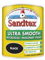 Sandtex Smooth Black 5ltr
