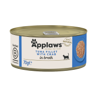 Applaws Cat Can - Tuna & Crab in Broth 70g x 24