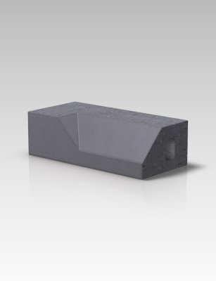Cradley PL.4.2 Plinth Internal Return - Long (Left Hand) - Blue