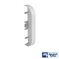 MT Sterling Curve Profile 1 End Cap White