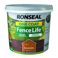 RONSEAL ONE COAT FENCELIFE HARVEST GOLD 5LTR