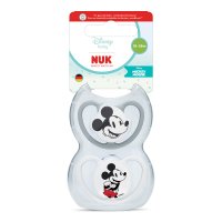 Nuk Disney Mickey Mouse Twin Pack Space Soother Size 3 18-36 Months