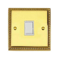 BRASS HERITAGE 1 GANG 2W SWITCH