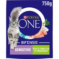 Purina One Cat Sensitive Turkey & Rice 750g x 1
