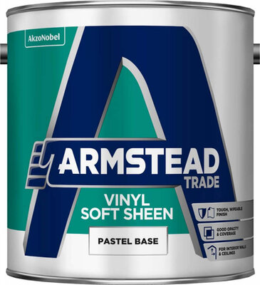 Armstead Trade Vinyl Soft Sheen Pastel Base 2.5L Paint 5218696