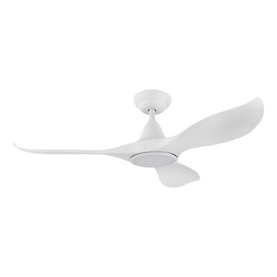 Eglo Noosa 46" DC with LED Light White Ceiling Fan