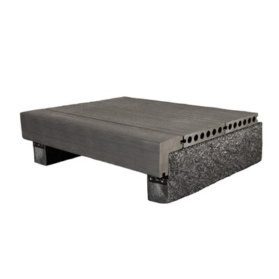 DuoDek Dark Grey L Edging Trim / Step Trim - 3.6m Length